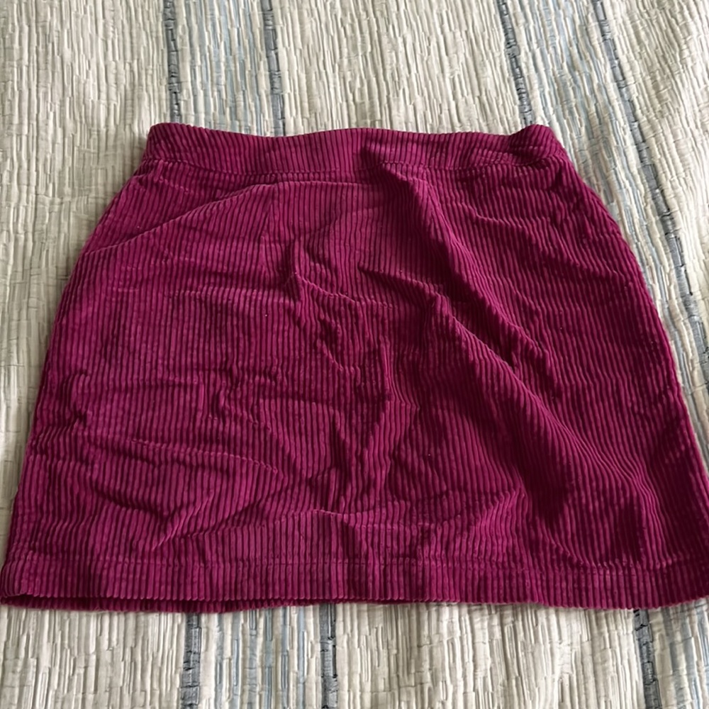 Ribbed cotton skirt - Picture 3 of 4